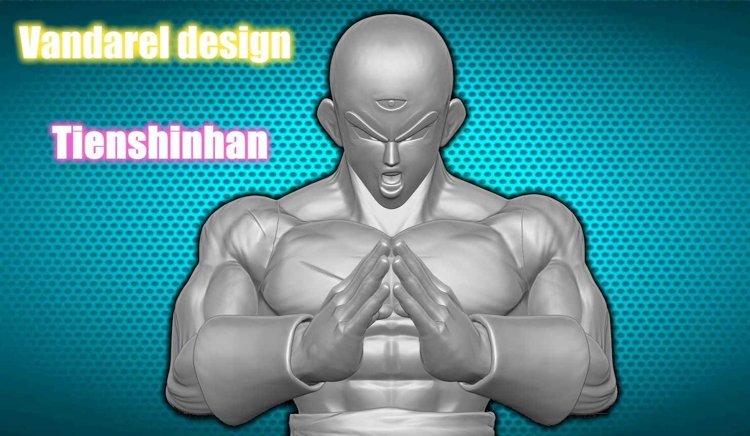 Tien Shinhan 3D Printing Miniature 3D print model 3D print model 3D print model_2