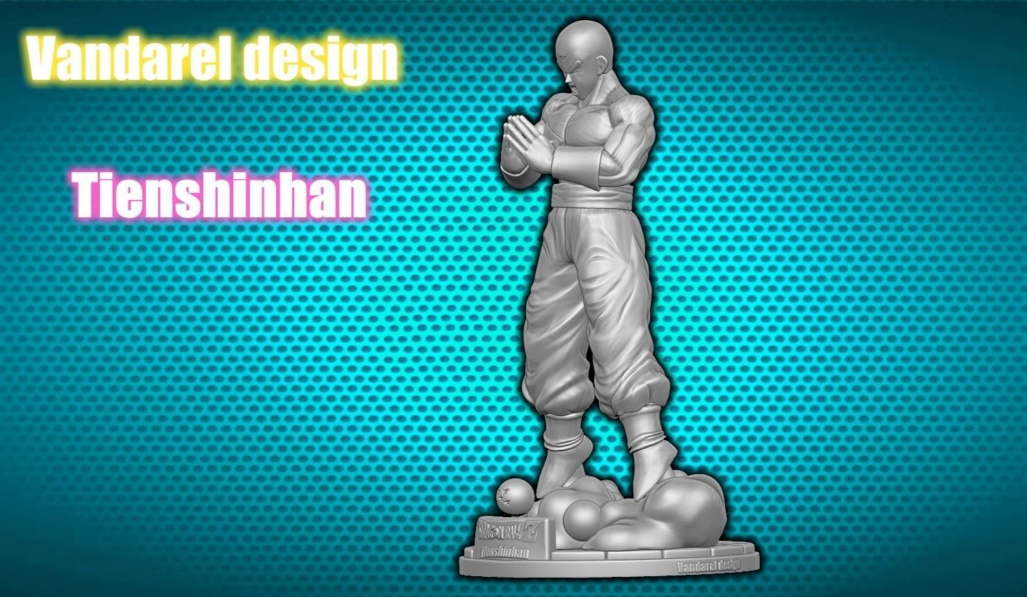 Tien Shinhan 3D Printing Miniature 3D print model 3D print model 3D print model_4