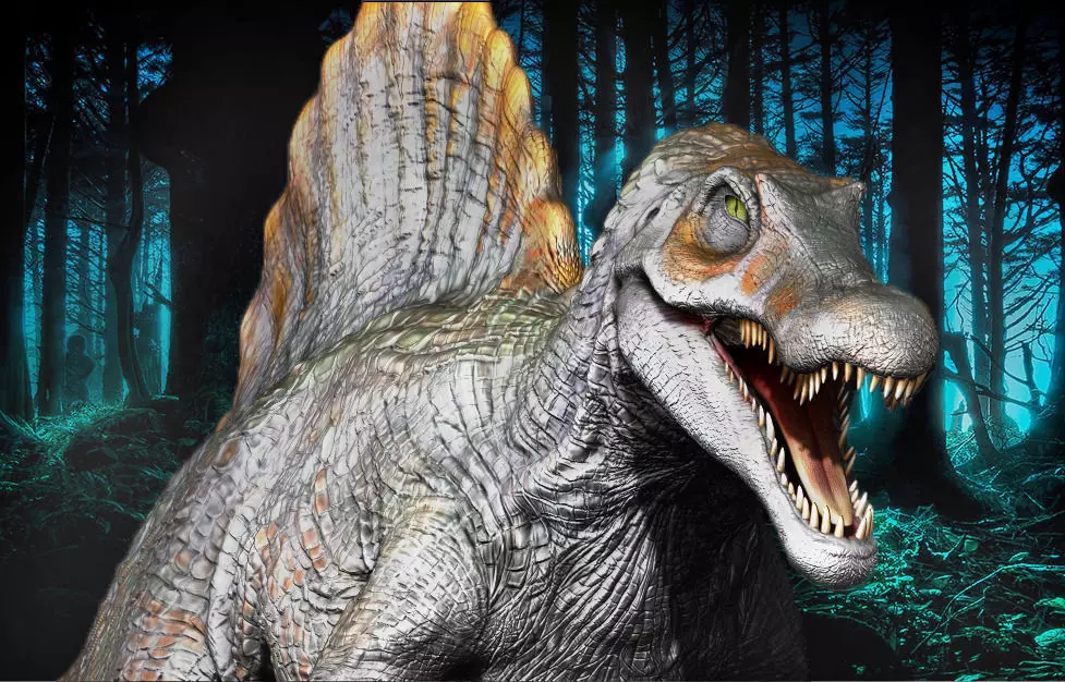 Spinosaurus dinosaur Low-poly 3D model_0