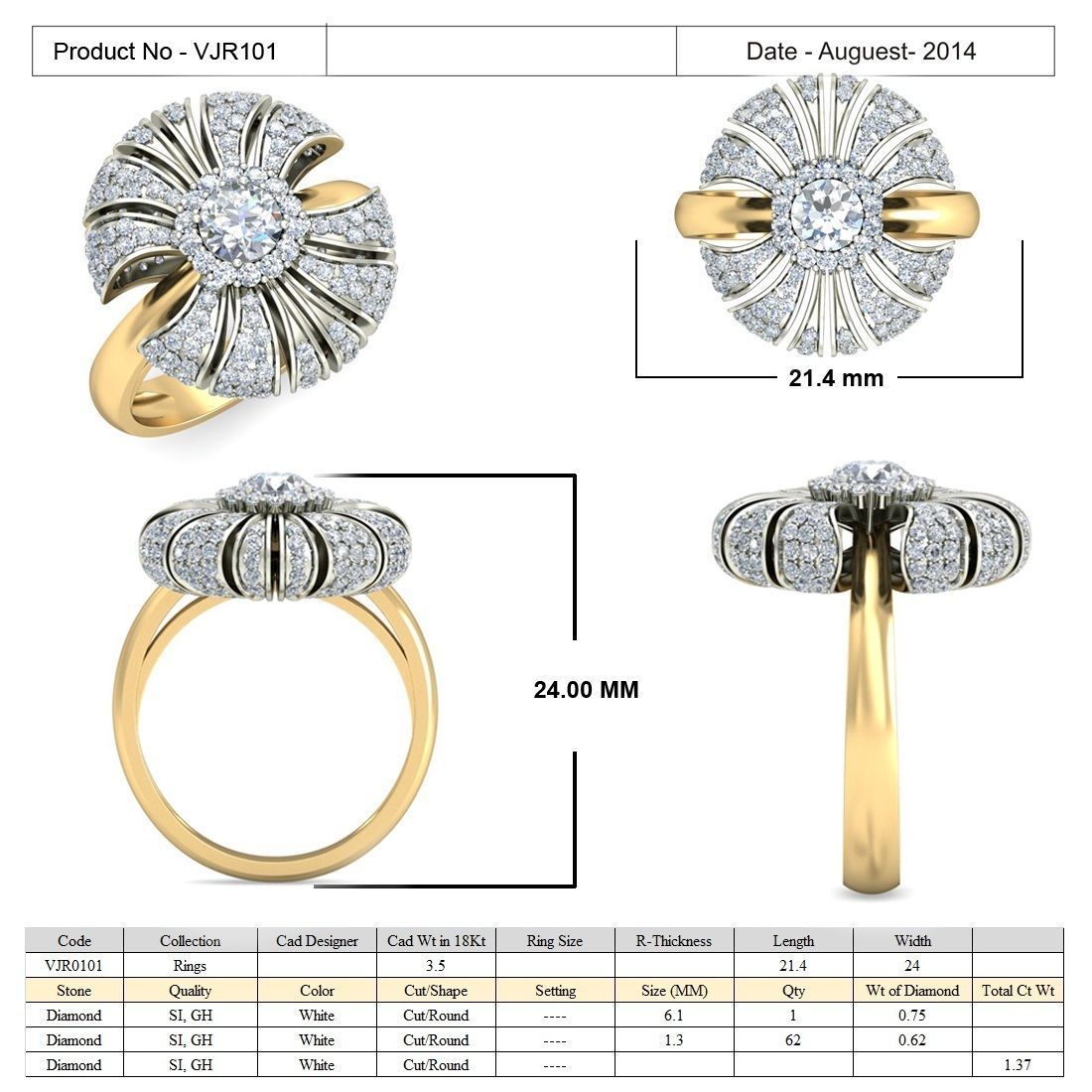 BULK-3DM-With Gems-RING 15 Files-19 3D print model_1