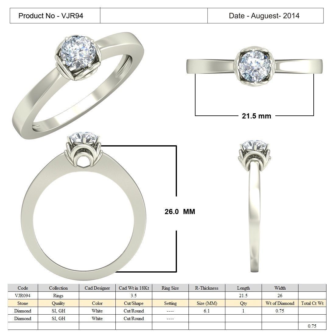 BULK-3DM-With Gems-RING 15 Files-19 3D print model_10