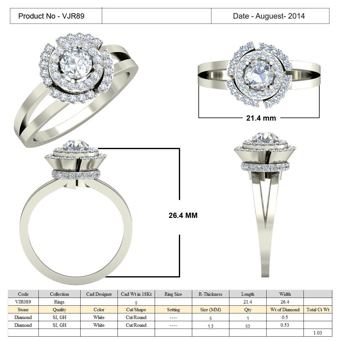 BULK-3DM-With Gems-RING 15 Files-19 3D print model_4