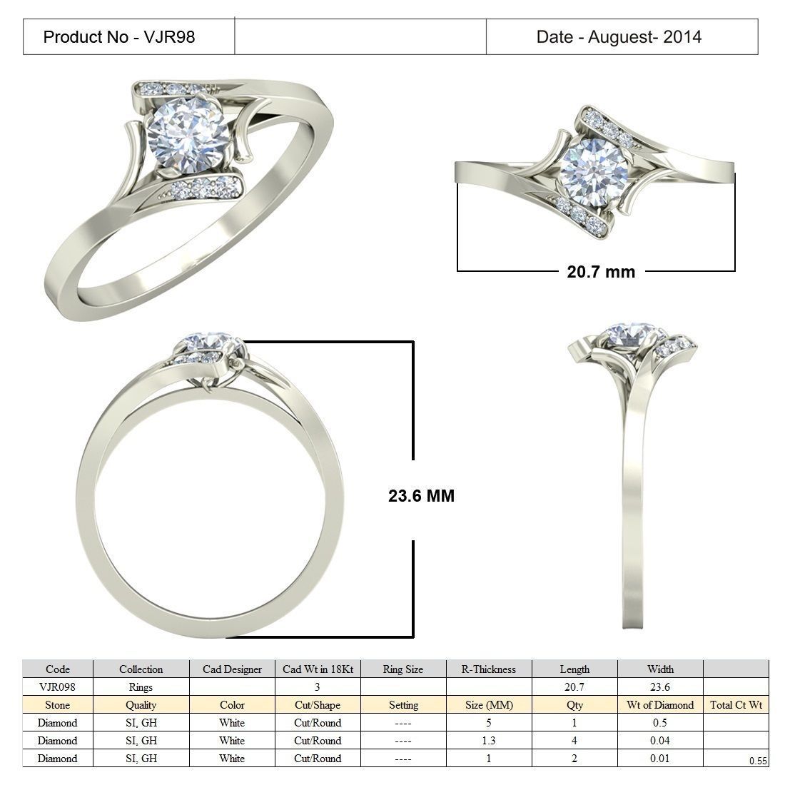 BULK-3DM-With Gems-RING 15 Files-19 3D print model_13