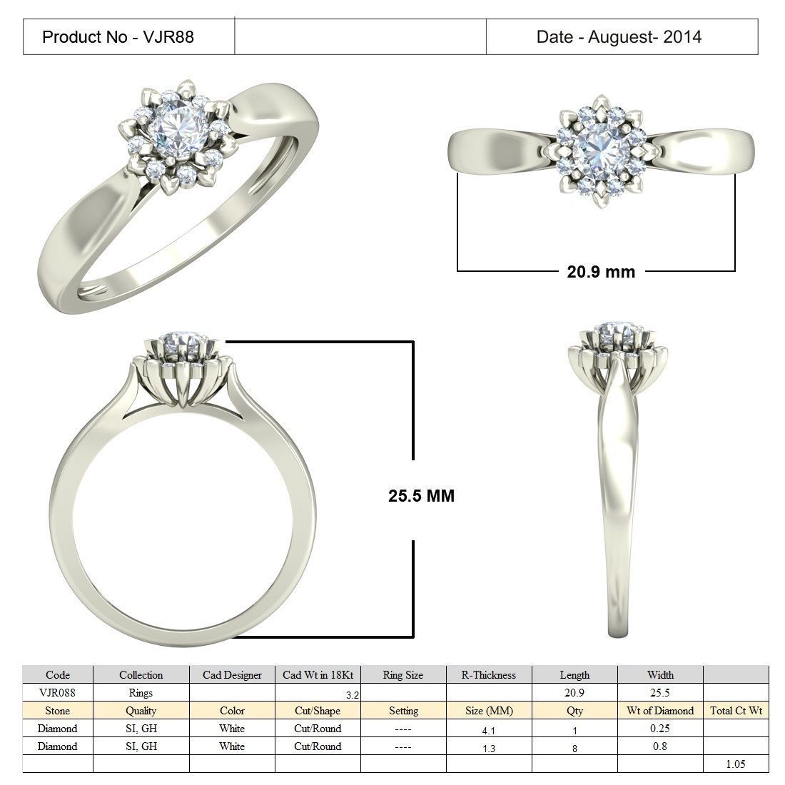 BULK-3DM-With Gems-RING 15 Files-19 3D print model_2