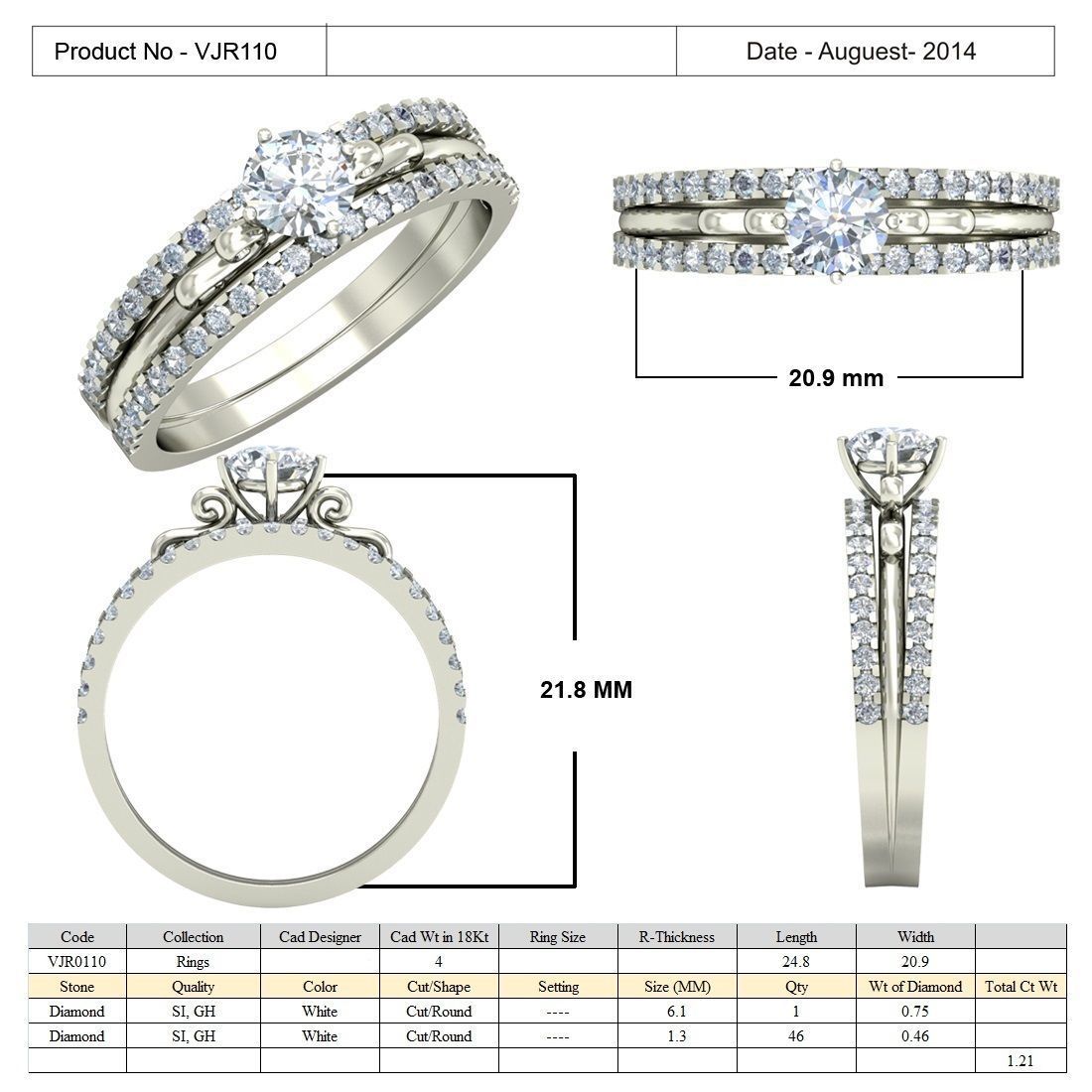 BULK-3DM-With Gems-RING 15 Files-15 3D print model_8