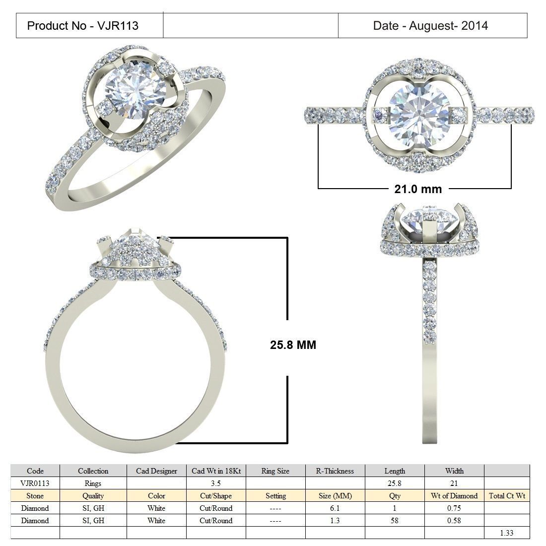 BULK-3DM-With Gems-RING 15 Files-15 3D print model_13