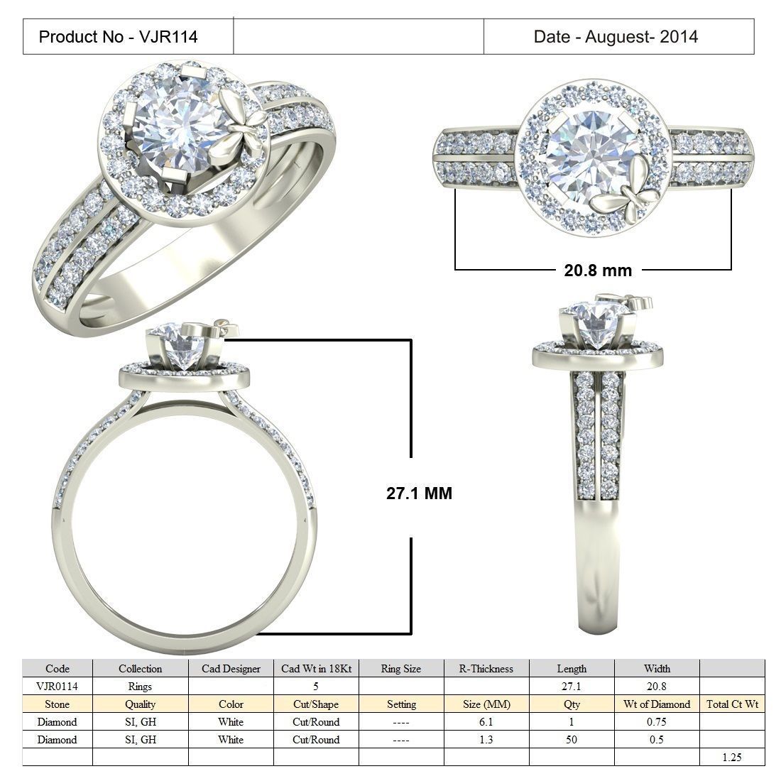 BULK-3DM-With Gems-RING 15 Files-15 3D print model_14