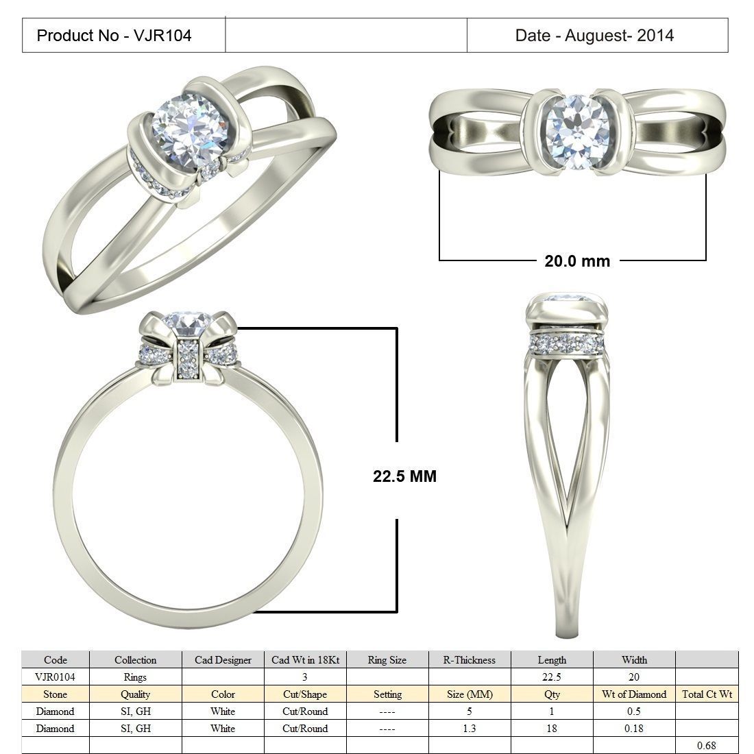 BULK-3DM-With Gems-RING 15 Files-15 3D print model_3