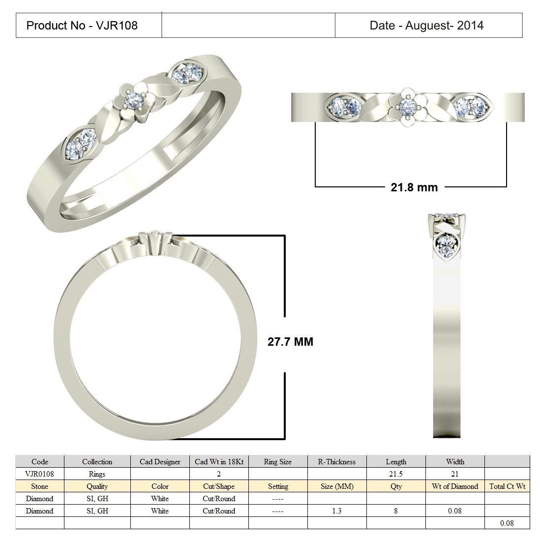 BULK-3DM-With Gems-RING 15 Files-15 3D print model_5