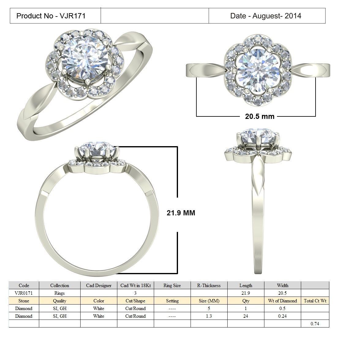 BULK-3DM-With Gems-RING 15 Files-16 3D print model_1