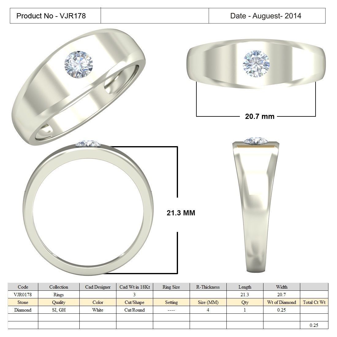 BULK-3DM-With Gems-RING 15 Files-16 3D print model_7