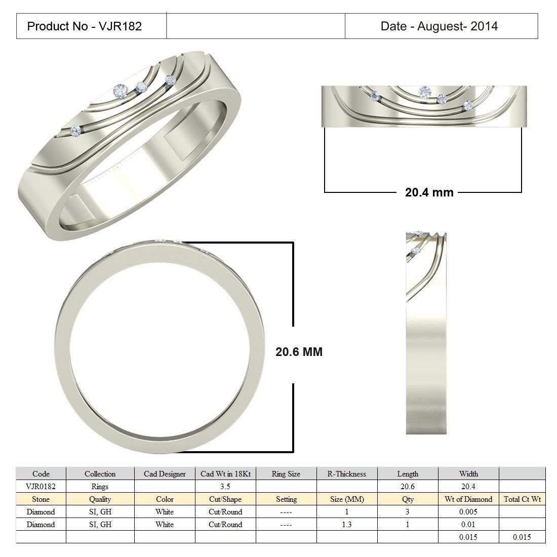BULK-3DM-With Gems-RING 15 Files-16 3D print model_11