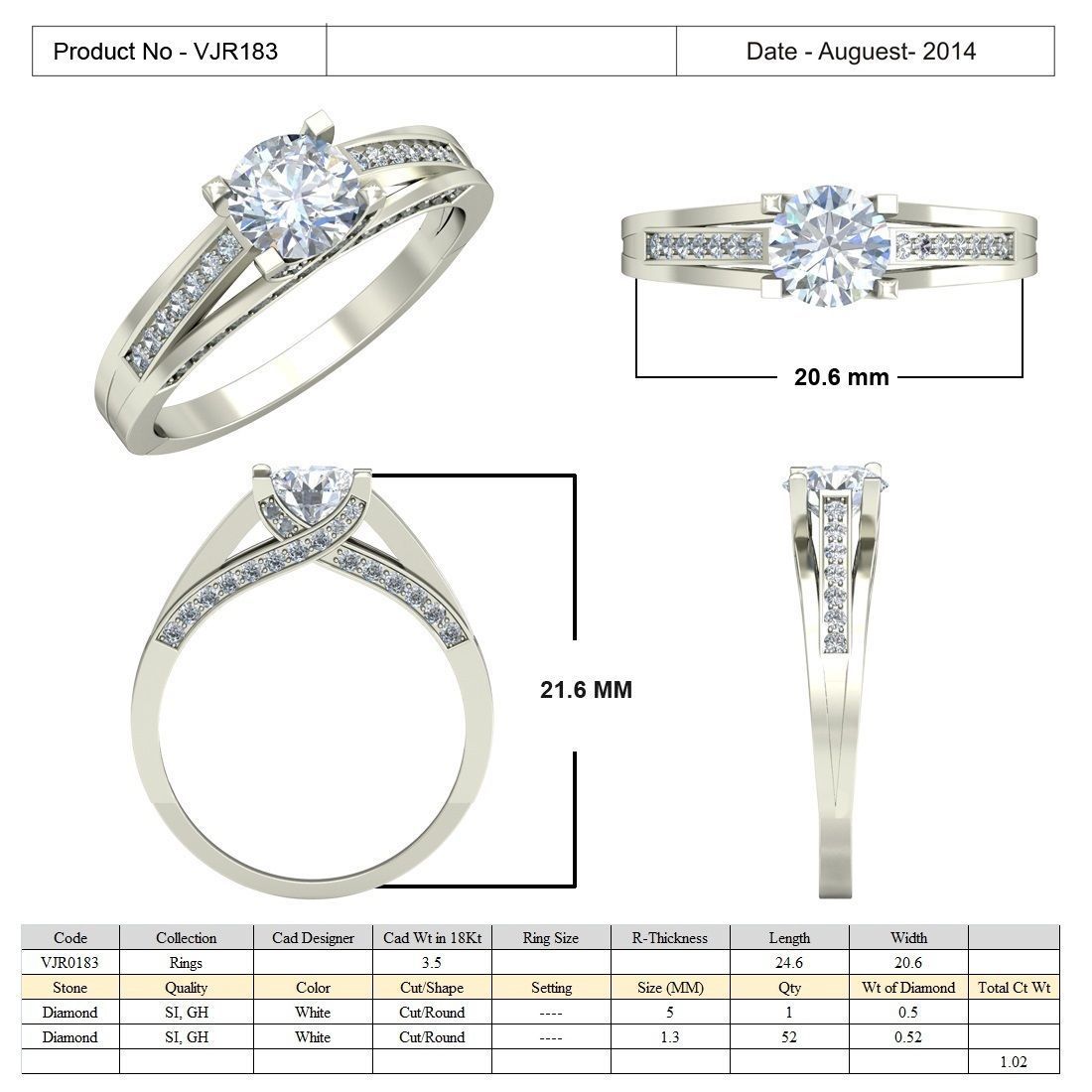 BULK-3DM-With Gems-RING 15 Files-16 3D print model_12