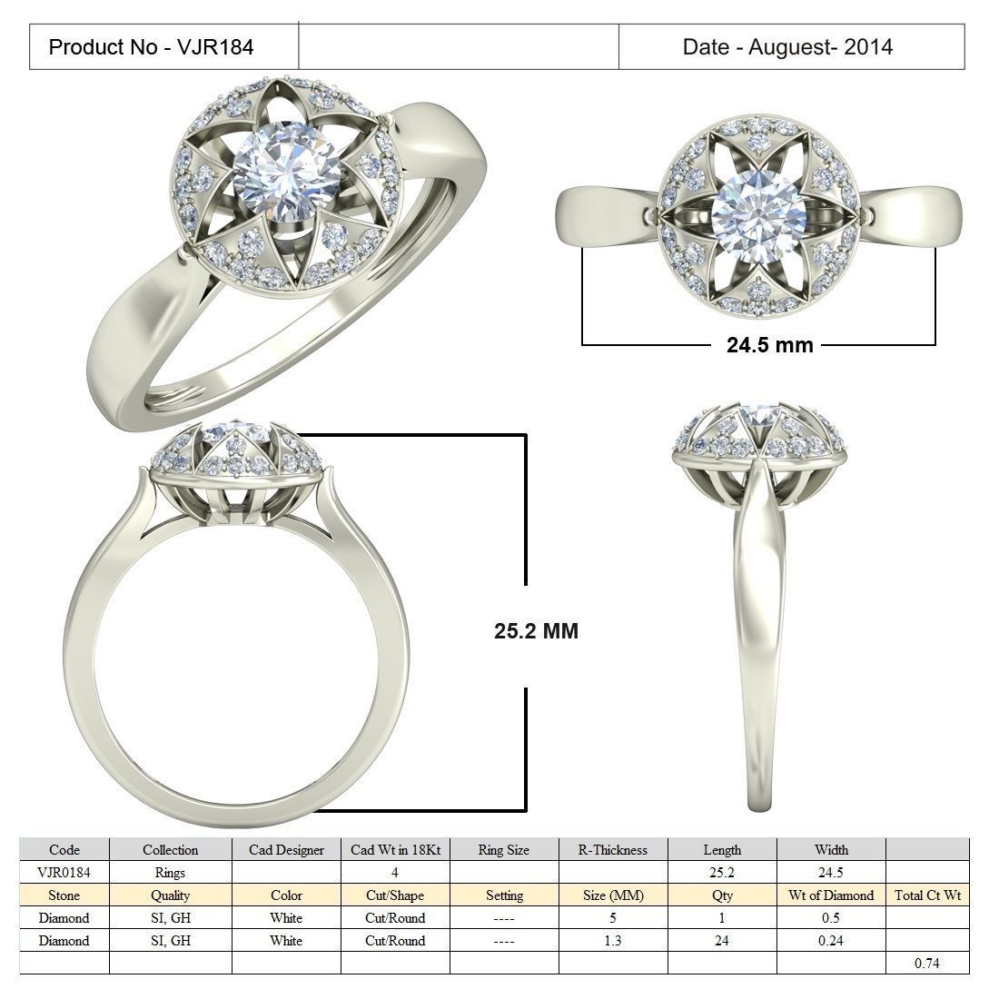 BULK-3DM-With Gems-RING 15 Files-16 3D print model_15