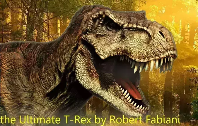 T-Rex t - rex Low-poly 3D model