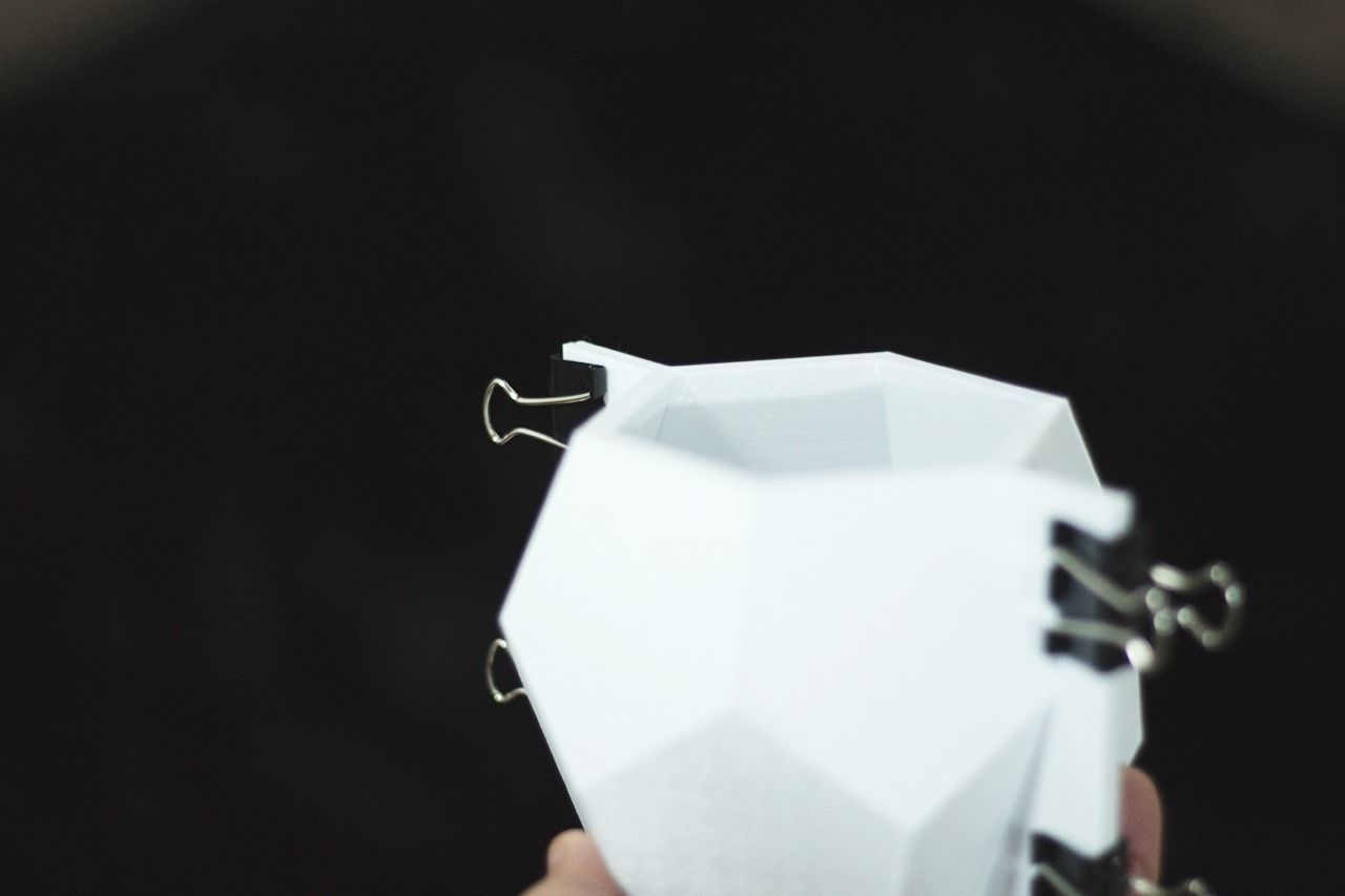 Geometric Vase Mold 3D print model_1