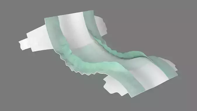 Diaper sanitary napkins 3D model