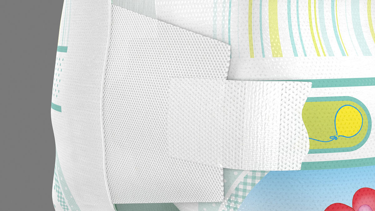 Diaper sanitary napkins 3D model_6