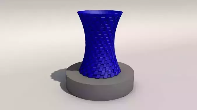 Vaso a scacchi 3d print