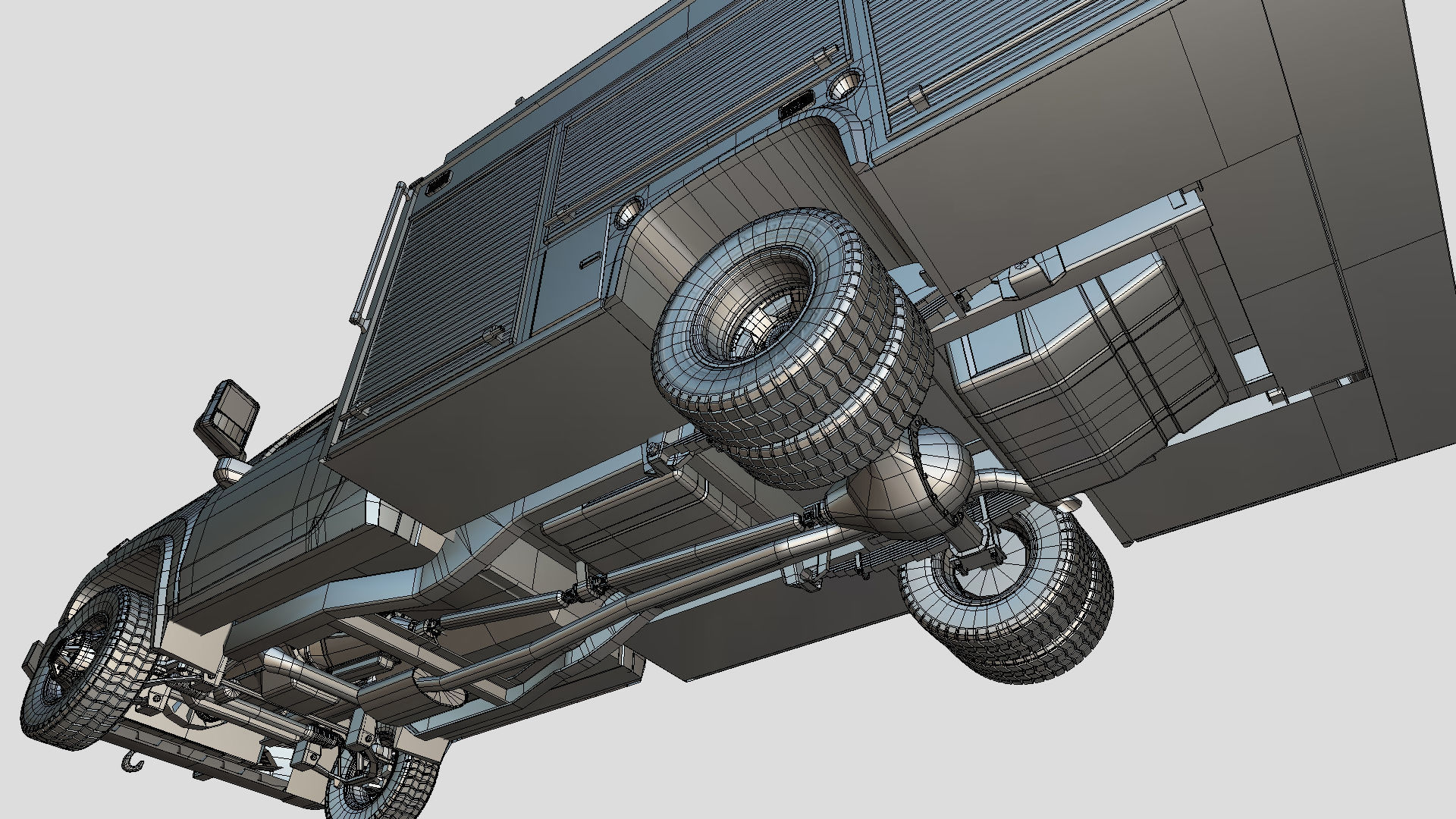 Silverado 2021 FIRETRUCK singlecab Low-poly 3D model_23