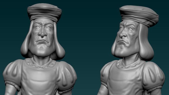 Lord Farquaad 3D Model 3D print model