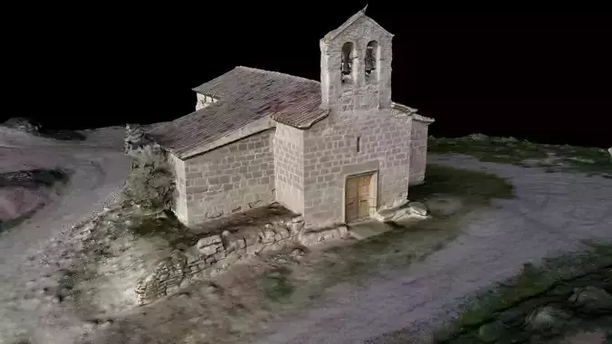 Scanned Medieval Church