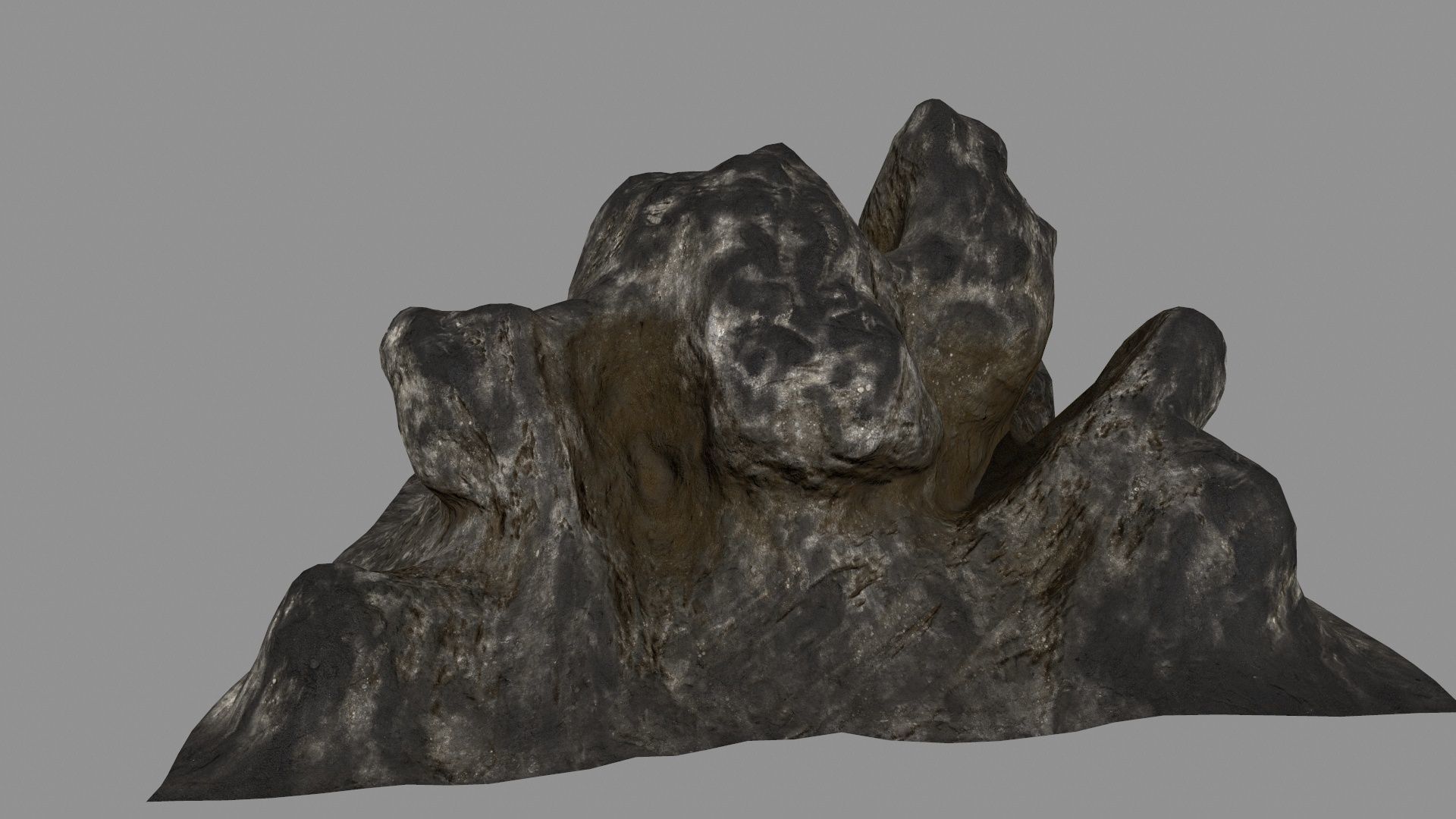 old rocks Low-poly 3D model_8