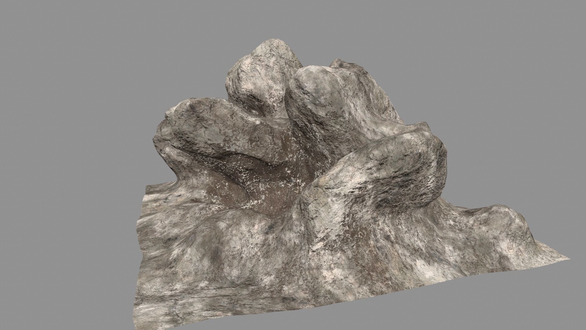 desert rocks Low-poly 3D model_13