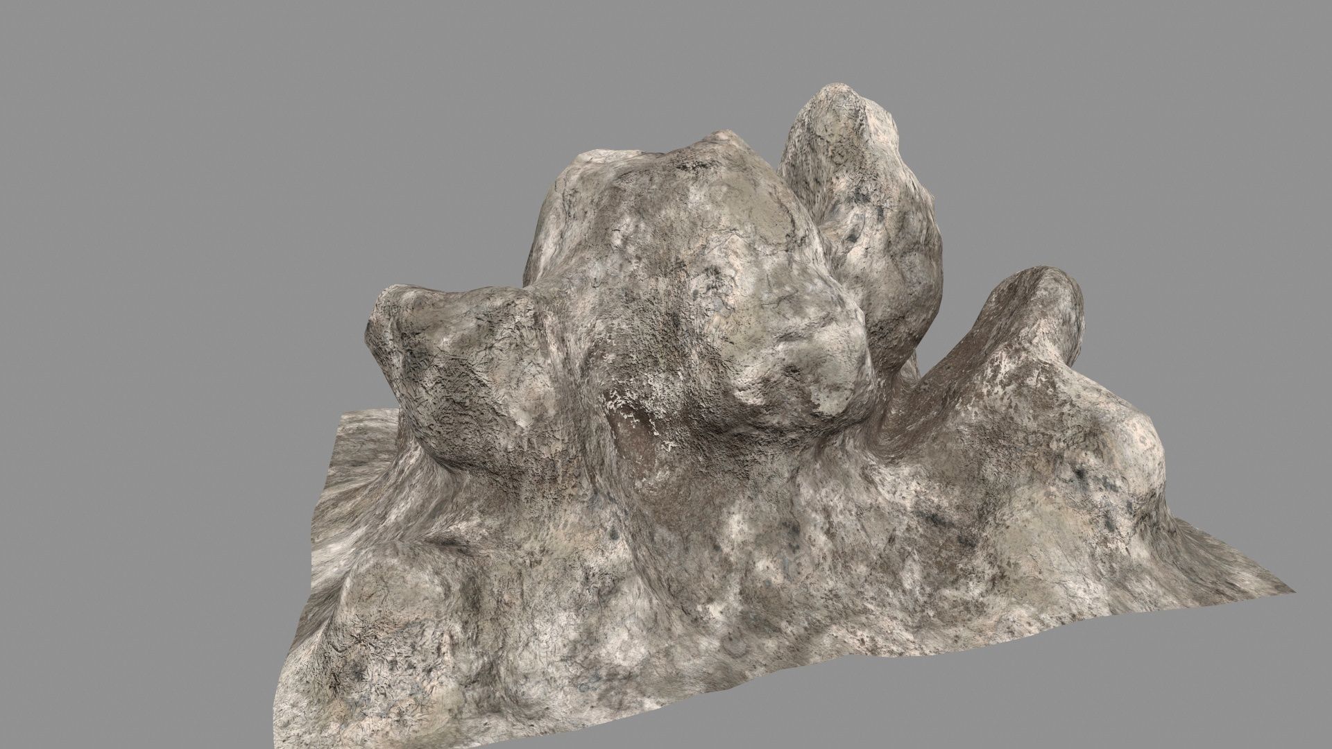 desert rocks Low-poly 3D model_10