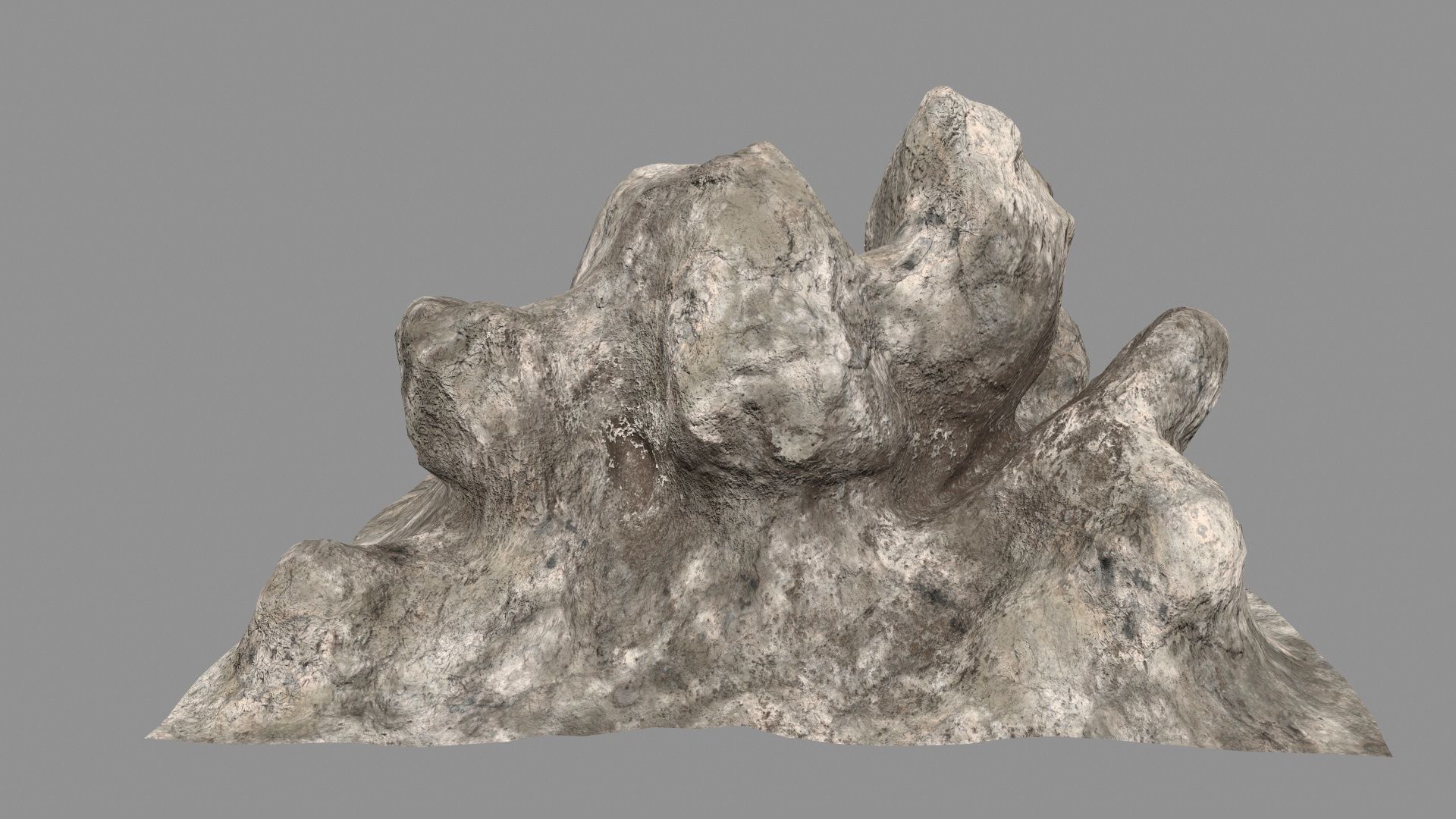 desert rocks Low-poly 3D model_9