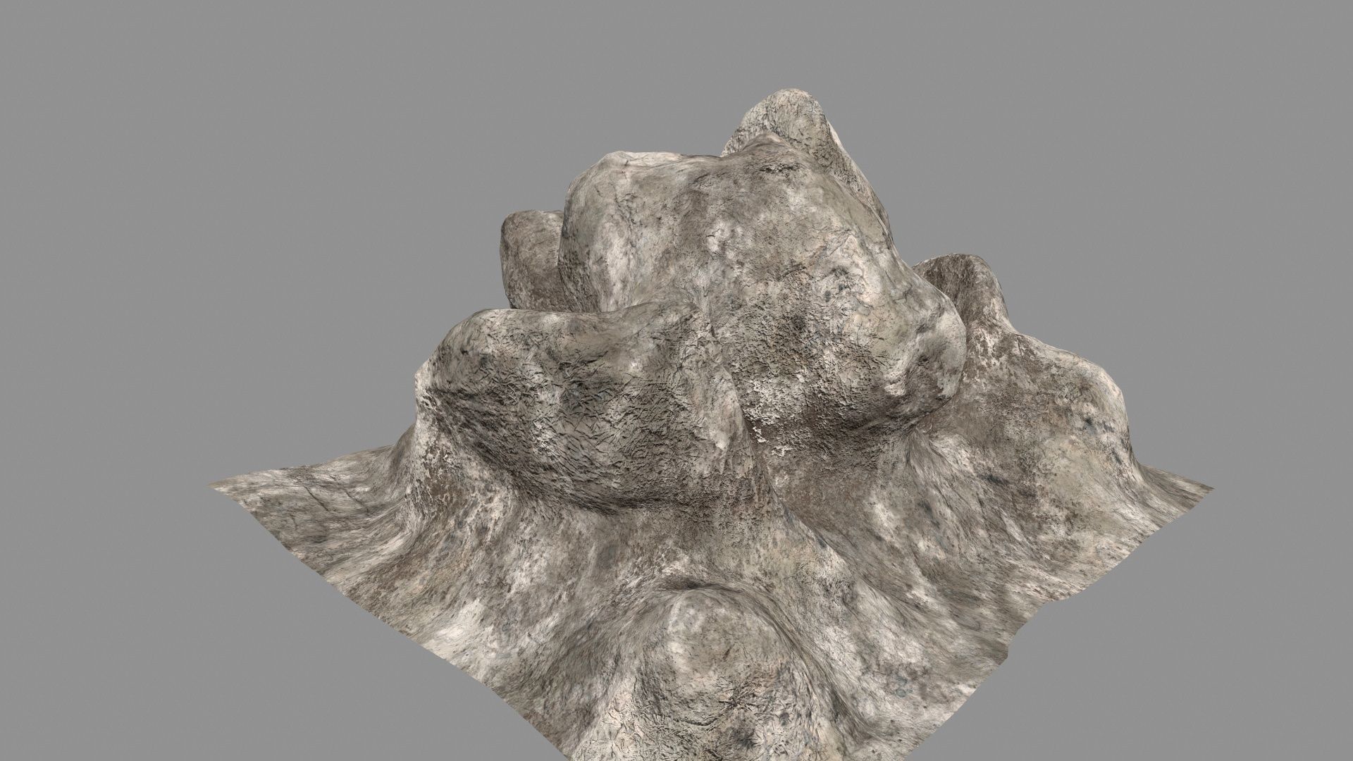 desert rocks Low-poly 3D model_11
