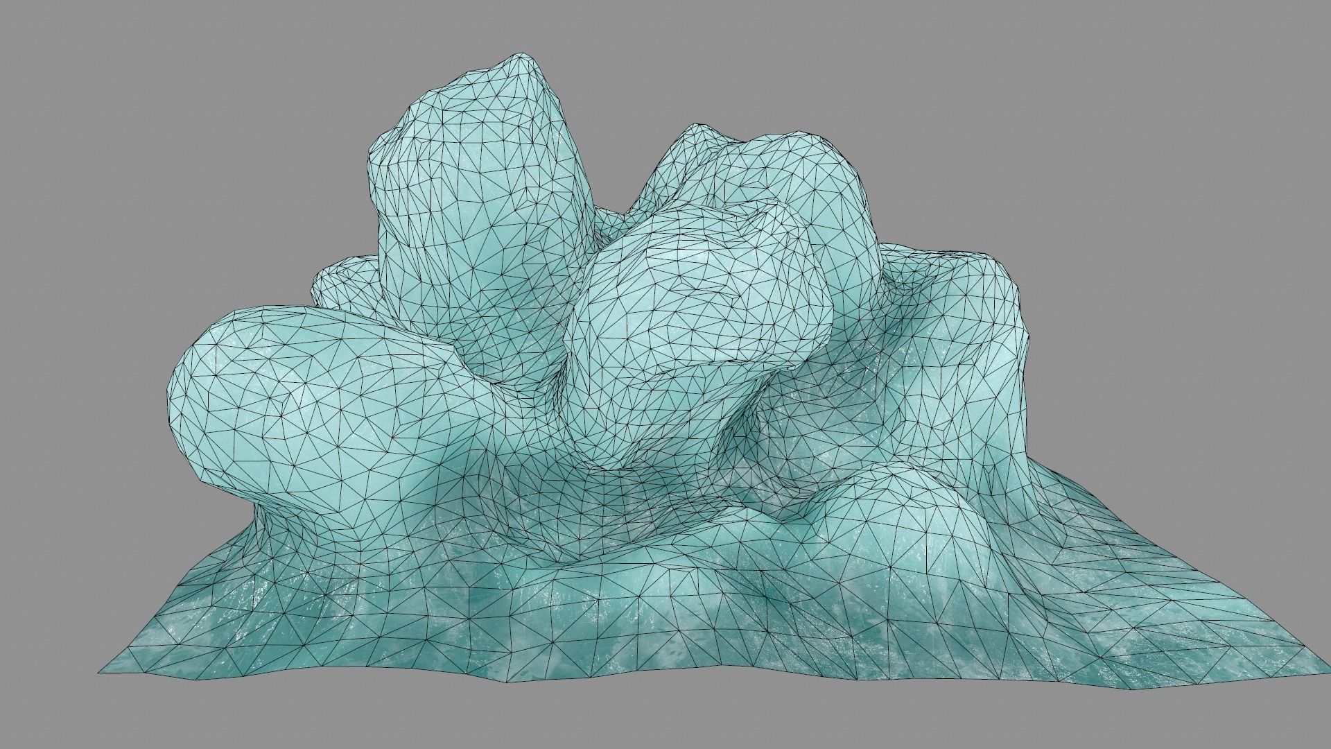 ice 2 block Low-poly 3D model_1