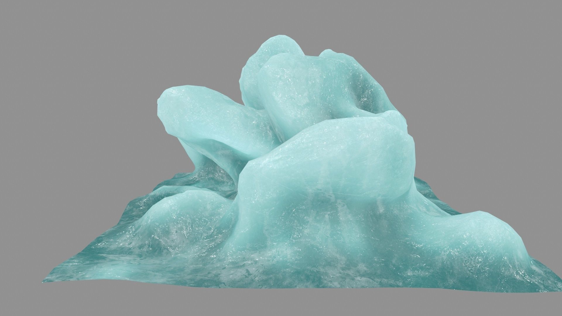 ice 2 block Low-poly 3D model_12