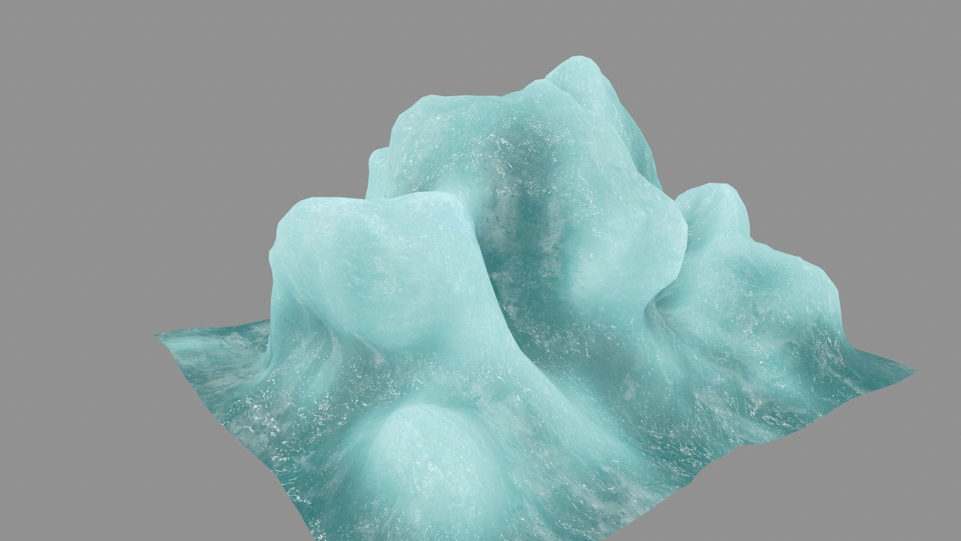 ice 2 block Low-poly 3D model_10
