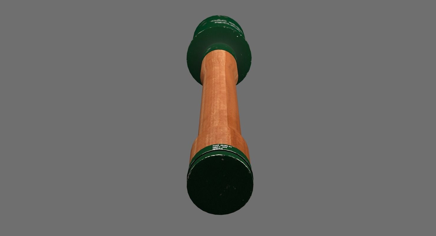 Stick Grenade 3D model_3