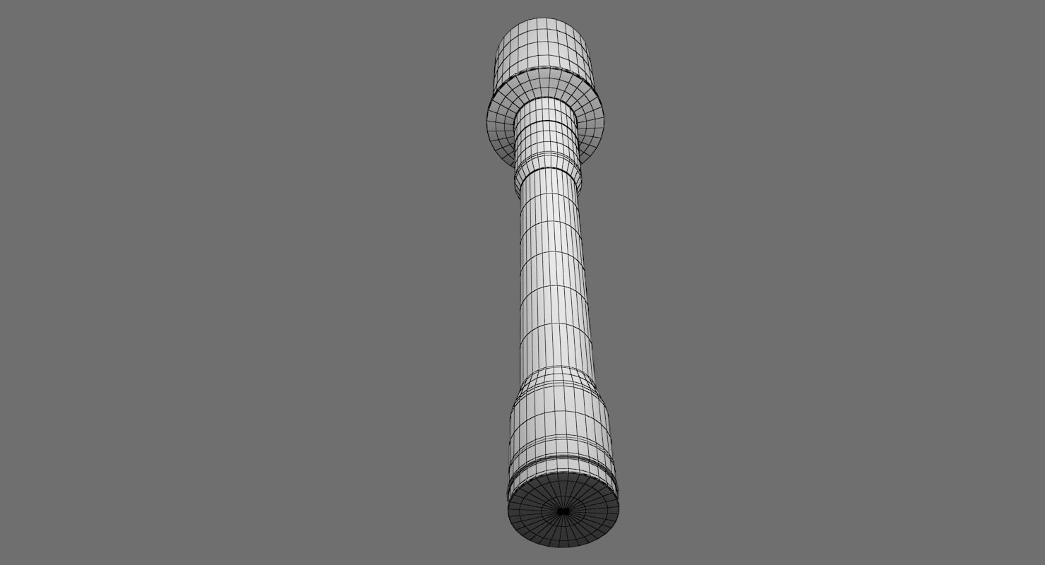Stick Grenade 3D model_12