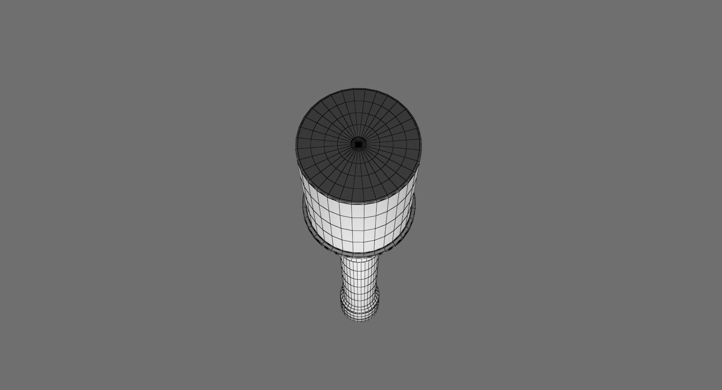 Stick Grenade 3D model_10