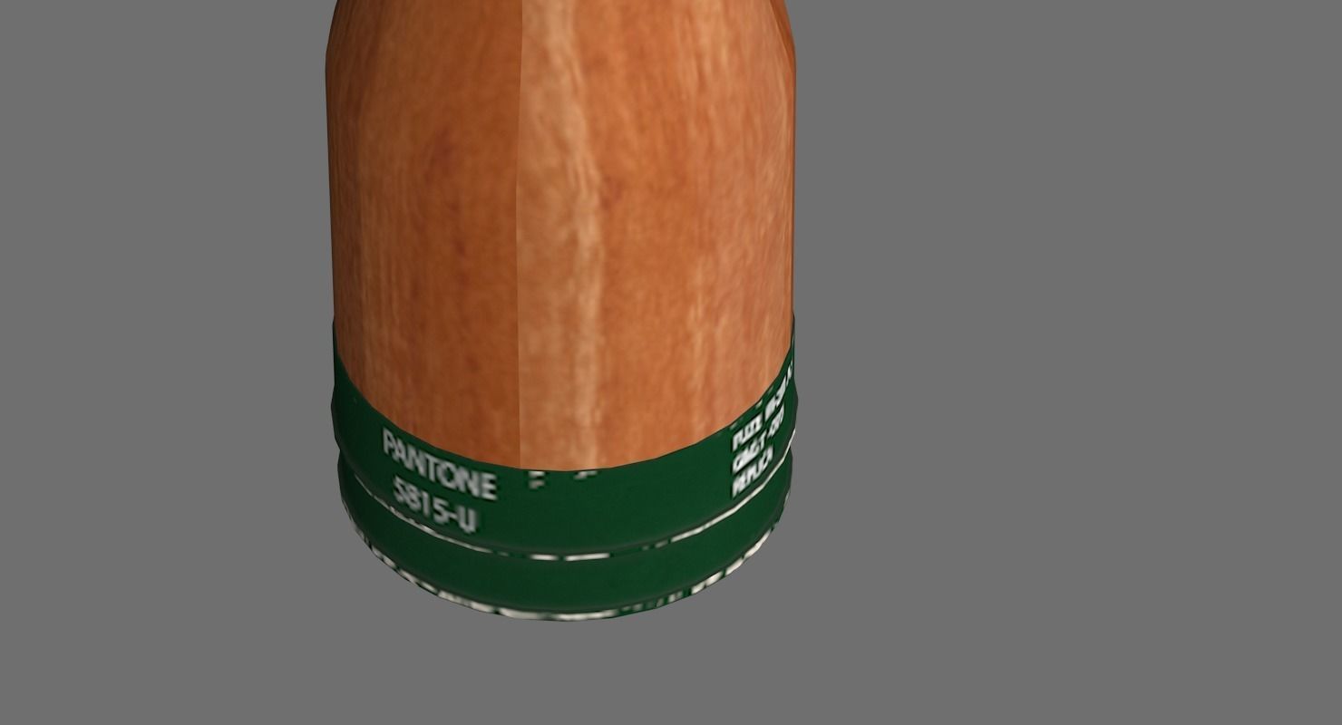 Stick Grenade 3D model_8