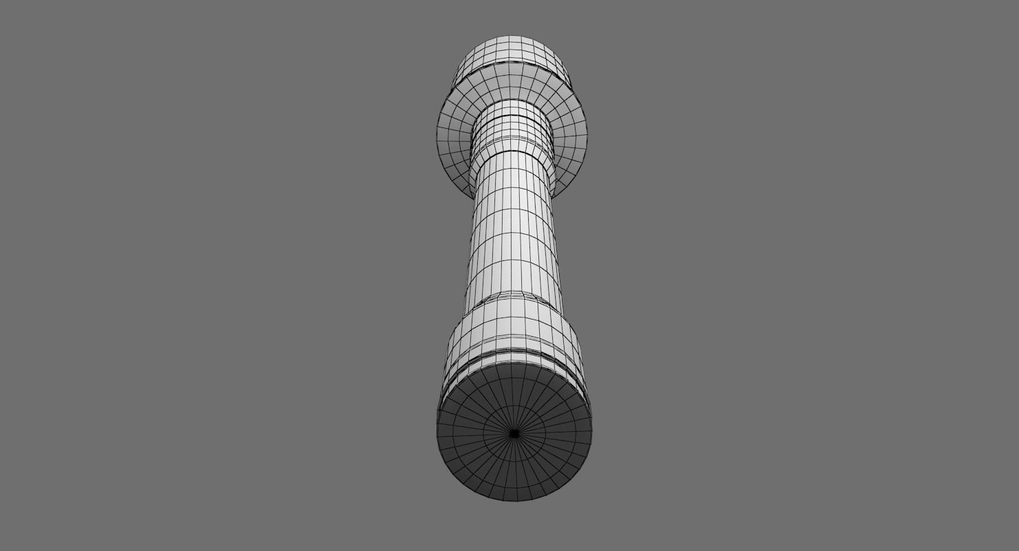 Stick Grenade 3D model_14