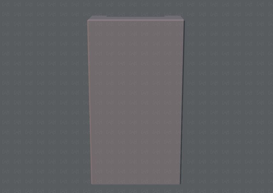  Ticket Cabinet Low-poly 3D model_14