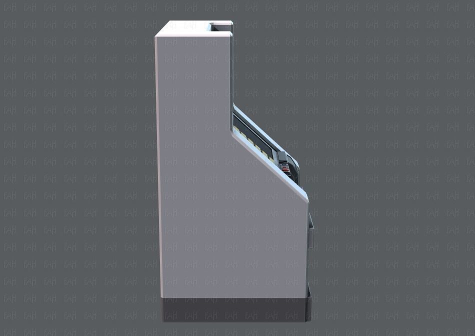  Ticket Cabinet Low-poly 3D model_4