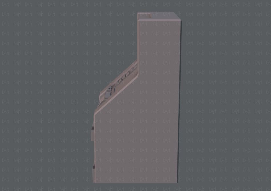  Ticket Cabinet Low-poly 3D model_16