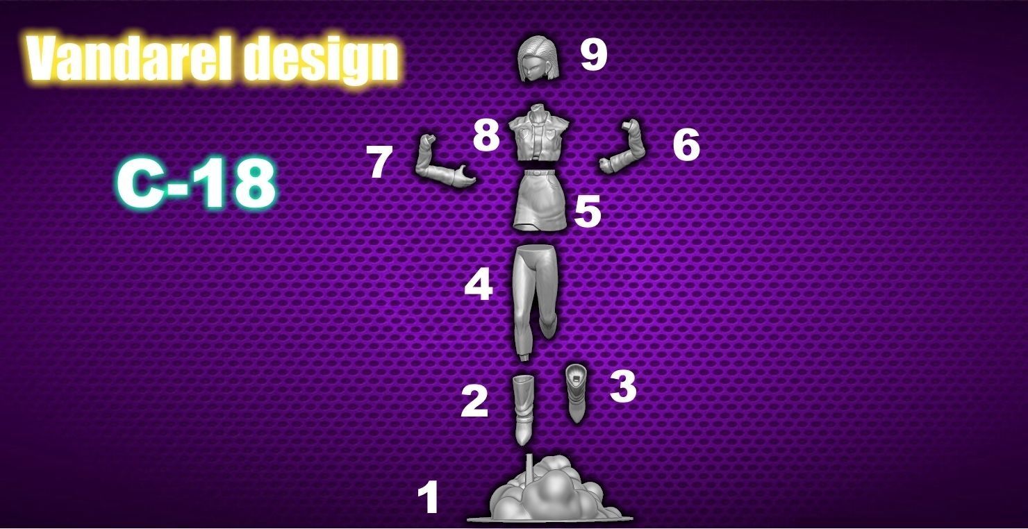 C-18 3D Printing Miniature 3D print model 3D print model 3D print model_9