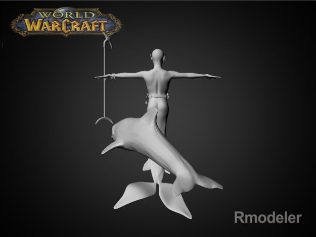 Mermaid April 3D model_3