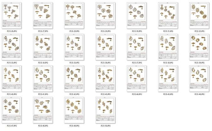 BULK-STL-EARRING 25 Files 3D print model