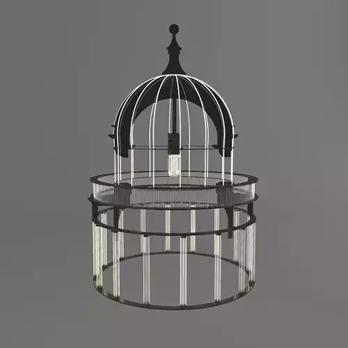 Chandelier birdcage - birdcage