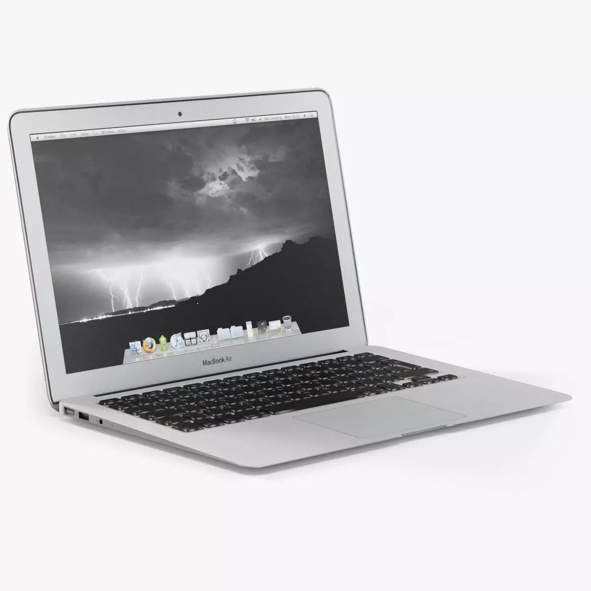 Apple MacBook Air 13 Low-Poly Low-poly 3D model_0