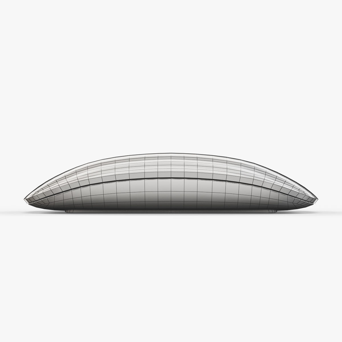 Apple Keyboard MB110 and Magic Mouse Low-poly 3D model_17