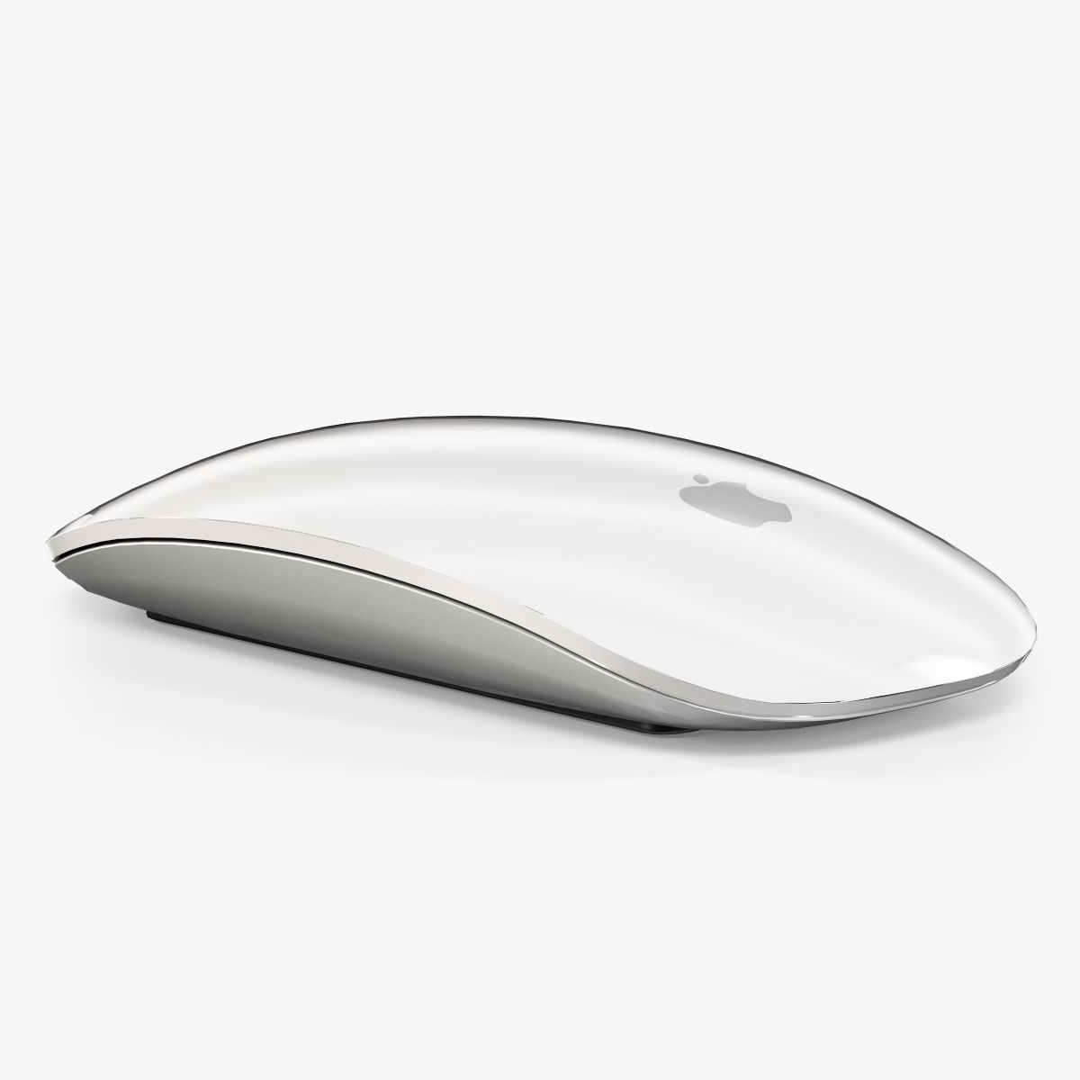 Apple Keyboard MB110 and Magic Mouse Low-poly 3D model_8