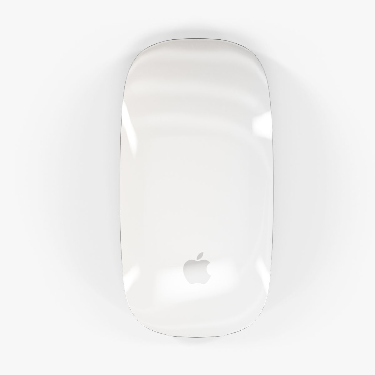 Apple Keyboard MB110 and Magic Mouse Low-poly 3D model_11